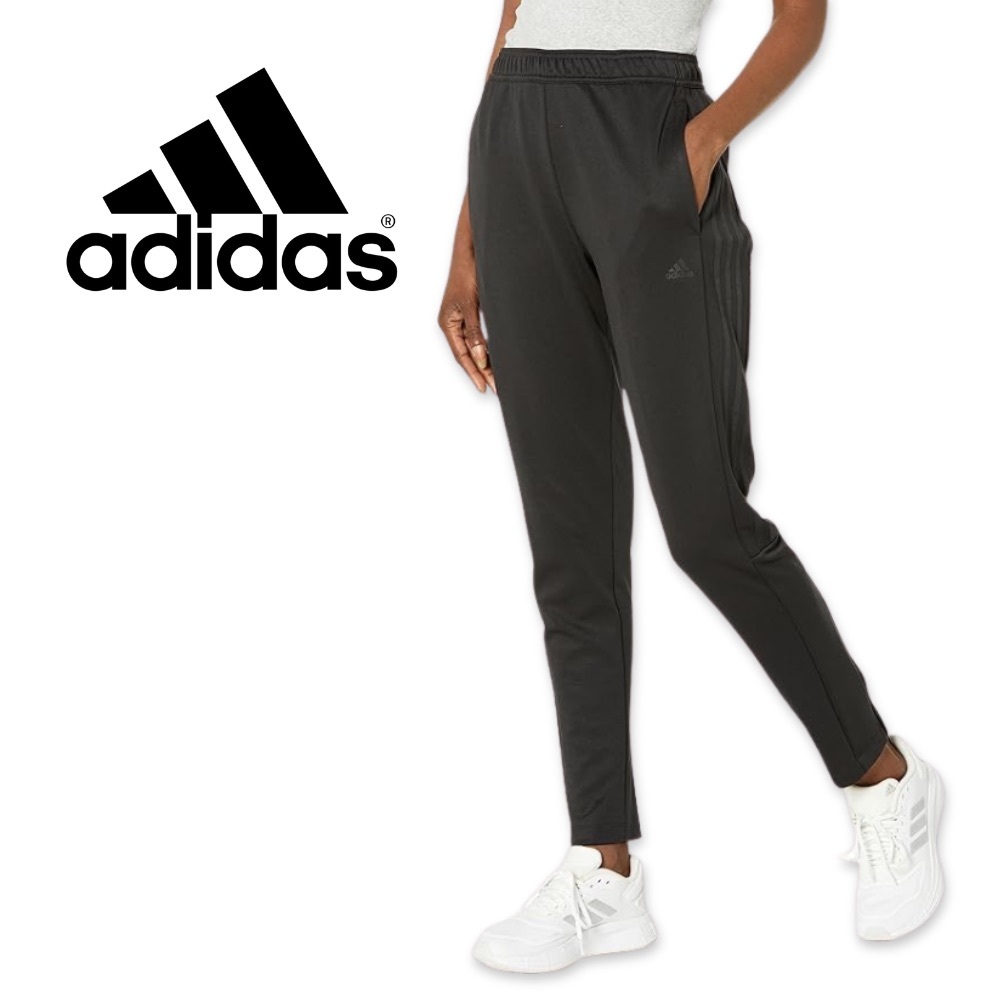 Adidas | Tiro 23 League | Black-on-Black 3 Stripe Track Pants | Women’s XSmall